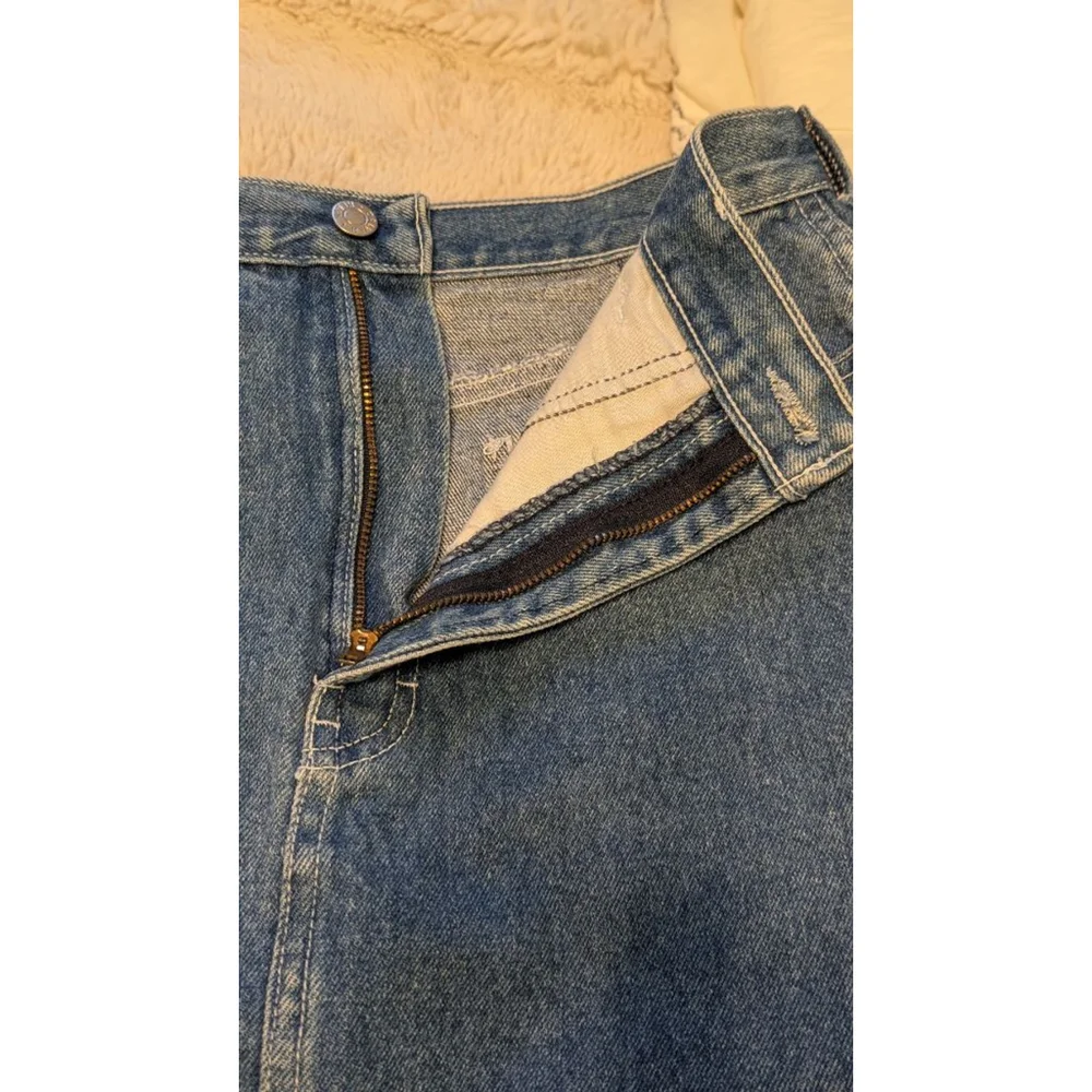 Women's Calvin Klein Denim Skirt Size 11/12 Blue